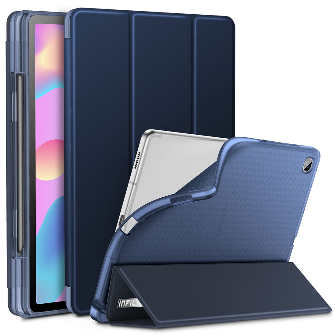 Capa Transparente Séries com Fino Acabamento Galaxy Tab S6 Lite 10.4 (2019) SM-P610 e SM-P615
