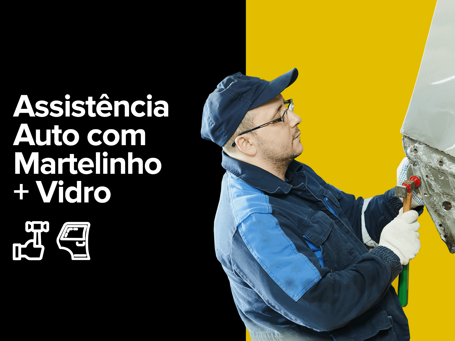 Assistência Auto - Emergencial + Martelinho + Glass