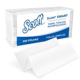 Papel Toalha Interfolhado Scott Folha Simples Com 250 Folhas