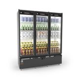Auto Serviço Vanguard Resfriados 3 Porta 0 A 7 C Asvr3ppb Preto/branco 220v - Refrimate 220v