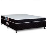 Cama Box + Colchão Castor Casal Montblanc Double Face D33 138x188x42cm