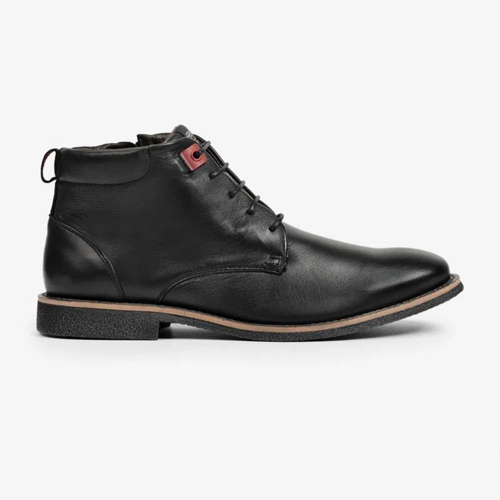 Bota Ferracini Bangkok Cl De Couro Preto-masculino