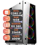 Pc Gamer Intel Core I7 3 Geração 16gb Ram Radeon Rx 580 8gb Ssd 256gb 600w 3green Extreme 3e-010