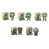 Kit Funko Pop 3un Tartarugas Ninjas + Tokka E Super Shredder