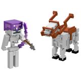 Boneco Minecraft Esqueleto E Cavalo - Mattel