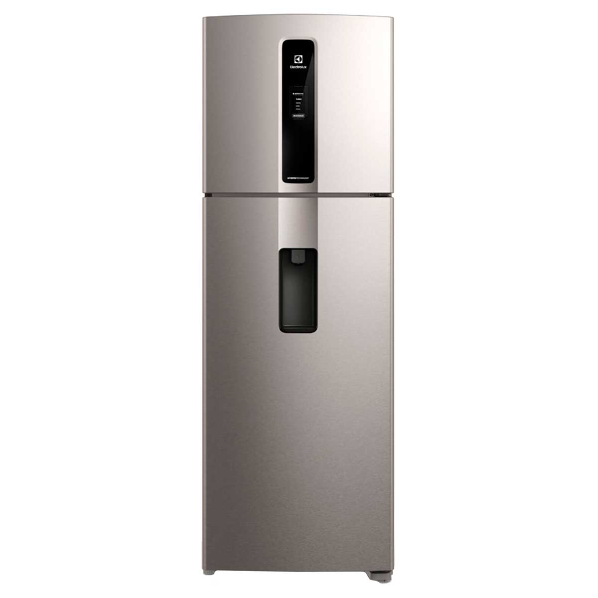 Geladeira Electrolux Frost Free Duplex Efficient com AutoSense Inox Look 389L (IW43S) 110v