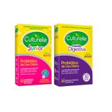 Kit Culturelle Probiótico Saúde Digestiva Com 30 Cápsulas E Probiótico Junior Com 10 Comprimidos Mastigáveis