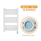 Toalheiro Elétrico Digital Avonflow Branco - 250w / 127 V