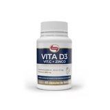 Vita D3 + Vitamina C + Zinco  1.000mg Vitafor  60 Cápsulas