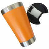 Copo Termico Orange Para Cerveja E Refrigerantes