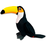 Tucano De Pelúcia 30 Cm - Loren Preto