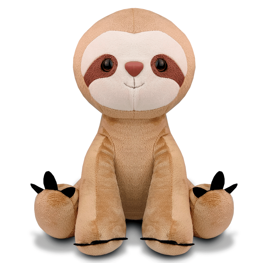 Bicho-preguiça De Pelúcia 25 Cm - M Decoração Quarto Bebê Marrom