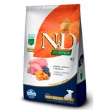 Ração N&amp;d Pumpkin Cães Filhotes Cordeiro Raças Pequenas 800g