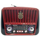 Radio Retro Portátil Bluetooth Recarregável Com Alça 2257