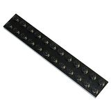 Lego Partes E Peças Placa Preta 2x12 X10