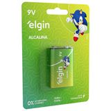 Bateria Alcalina 9v Elgin Blister 1 Unidade