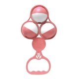 Chocalho para Bebês Bolas Rosa Pais & Filhos