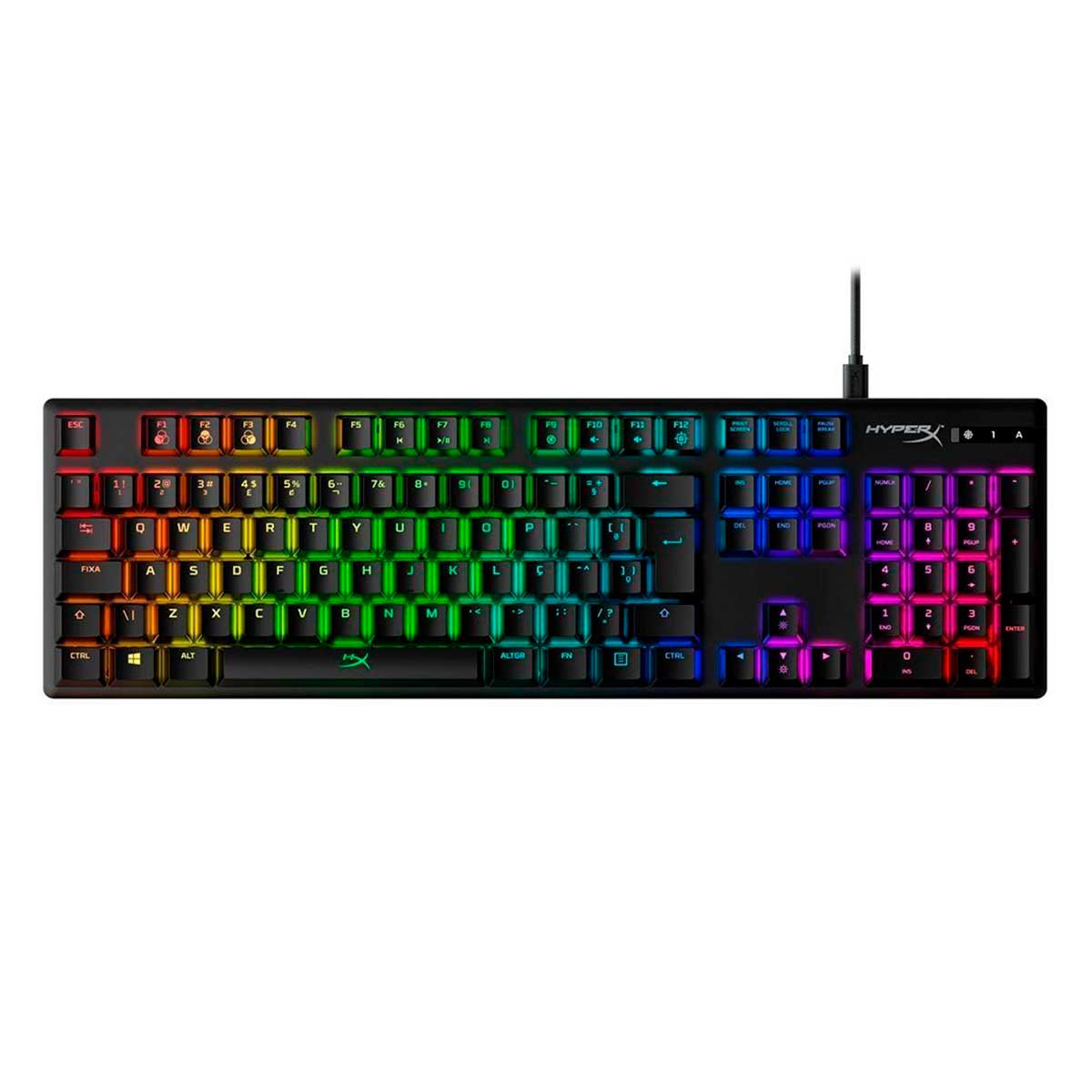 Teclado Mecânico Gamer Alloy Origins HyperX Preto