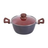 Panela Caçarola Nano Cerâmica Antiaderente Tampa V 20cm 2,3l