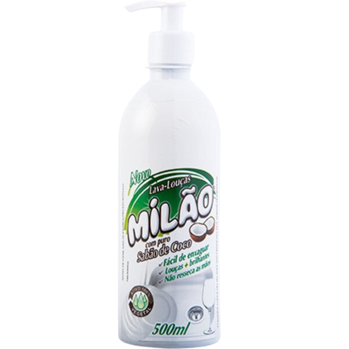 Lava Louças De Coco Líquido Milão 500ml