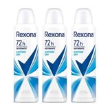 Kit 3 Desodorante Rexona Feminino Cotton Dry 150ml