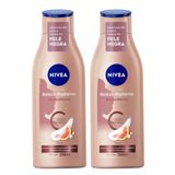 Kit 2 Loção Hidratante Nivea Beleza Radiante Pele Uniforme 200ml