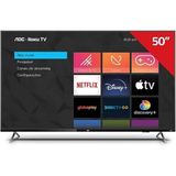 Smart Tv Aoc Roku Led 50 Polegadas 4k Uhd Wi-fi 50u6125/78g