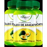 KIT ABACATE 1000MG 60 CAPS 3 POTES PREMIUN