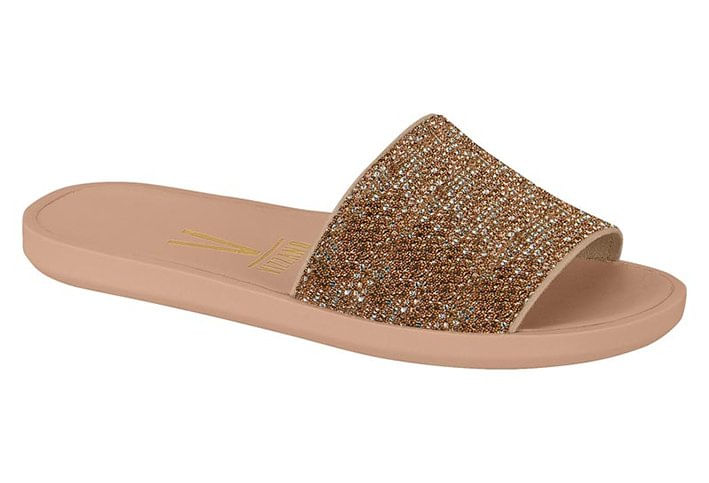Chinelo Slide Strass Vizzano 6363120 Feminino