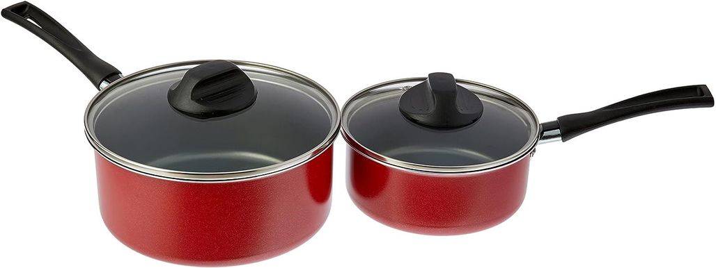 Jogo De Panelas Garlic Brinox 5 Peças - Vermelho