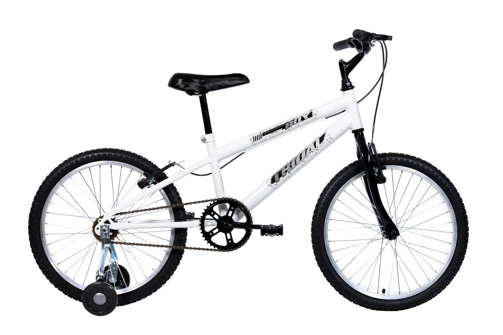 Bicicleta Aro 20 Infantil Mtb Boy Com Roda Lateral - Branco