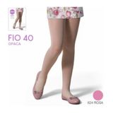Meia Calça Infantil Fio 40 Selene Rosa G