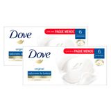 Kit 2 Sabonete Dove Original Com 6 Unidades De 90g Cada Leve Mais Por Menos