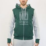 Jaqueta Masculina Moletom No Stress Casaco Blusa Com Capuz Verde, M