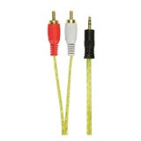 Cabo P2-macho - 2 Rca-macho Pra Caixa De Som 1,8m