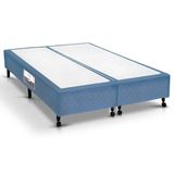 Cama Box Base Universal King Poli Tecido Blue (193x203x23) - Castor