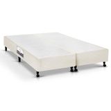 Cama Box Base Universal King Poli Tecido Clean (193x203x23) - Castor