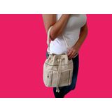 Bolsa saco areia feminino moderna leve fashion um luxo!