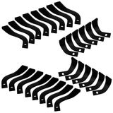 Jogo Enxadas Lâminas Rotativas Motocultivador Branco Granja Bttg6.5