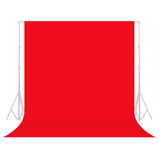 Tecido De Fundo Infinito Algodão Vermelho 3.0x3.6m Para Estúdio Fotográfico