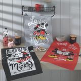 Pano Copa Felpudo Estampado Döhler - Mickey E Minnie 22