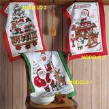 Pano Copa Felpudo Estampado Döhler - Natal 97