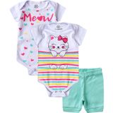Kit Body Infantil 3 Peças Kappes Branco G