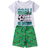 Pijama Verão Infantil Masculino Kappes Branco 2