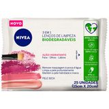 Lenço Limpeza Facial Nivea Demaquilante 3 Em 1