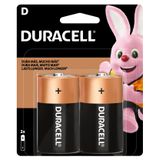 Pilha Alcalina Duracell D Grande 2 Unidades