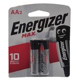 Pilha Energizer Max Pequena  Aa2 Emb C/2