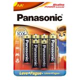 Pilha Alcalina Panasonic Aa 6 Unidades