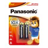 Pilha Alcalina Panasonic Aa 2 Unidades