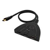 Adaptador Hub Hdmi 3 Em 1 Para Tv's Monitores E Equipamentos